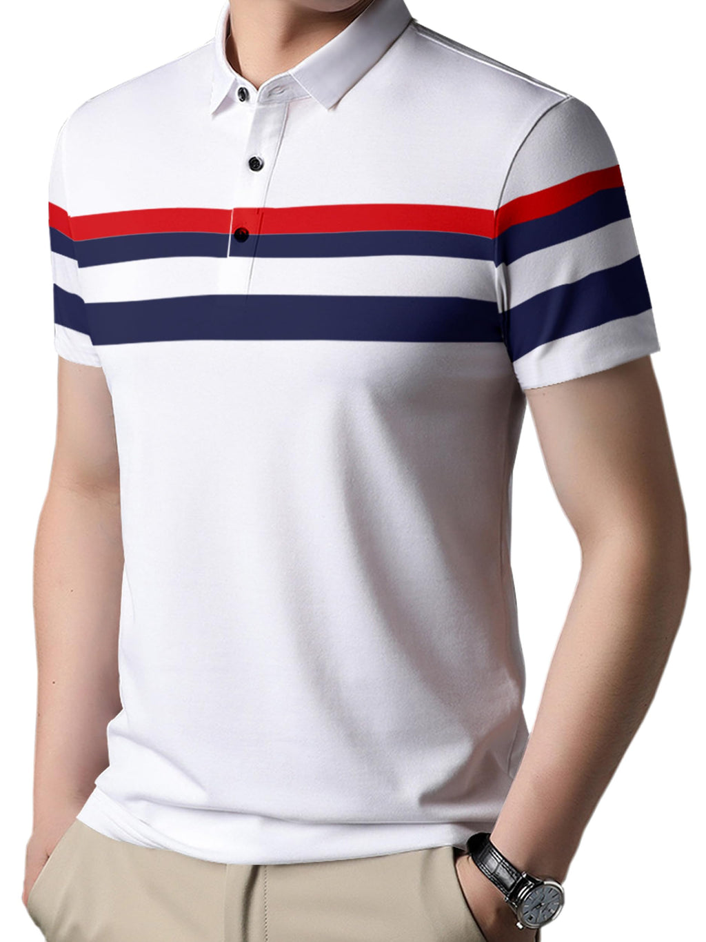 Noble Monk MenS Regular Fit Pure Cotton Polo T Shirt |Half Sleeves |Collar Tshirts | Casual T-Shirt For Men