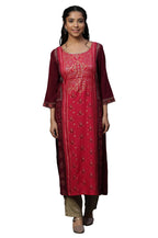 Aurelia Womens Cotton Regular Kurta (24FEA14530-507683_Pink