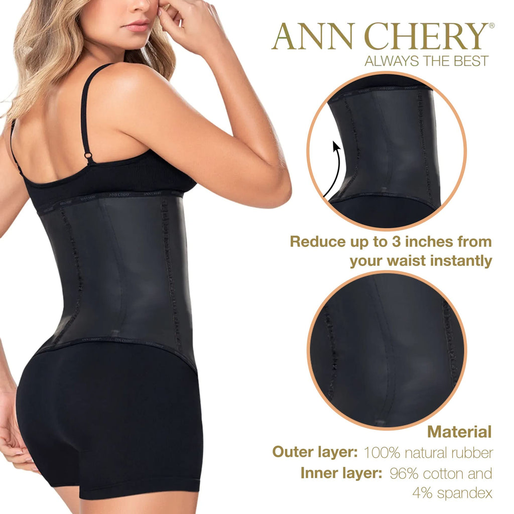 Ann Chery Corset Waist Trainer for Women - Colombian Waist Cincher - Latex Body Shaper - Included Lotion Hot