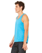 Unisex Jersey Tank - NEON BLUE - XS(D0102H7WSg8)