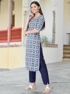 Tee Projekt Digital Printed Crepe Kurta Set For Women Ll Printed Kurti & Pant Set Ll Combo Kurta Set Ll (Pack Of 2)