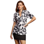 Greciilooks Womens Rayon Regular Fit Jeans Tops (White, Small)