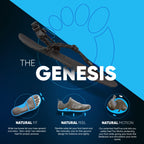 Xero Shoes Barefoot Women's Sandals | Genesis Hiking, Water, Barefoot Sandals for Women | Zero Drop, Wide Toe Box, Minimalist |