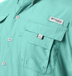 columbia Mens Bahama II UPF 30 Short Sleeve PFg Fishing Shirt, gulf Stream, 3X