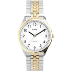 Timex Women's Modern Easy Reader 32mm Watch - Two-Tone Case White Dial with Expansion Band
