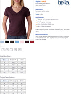 Ladies Jersey Short-Sleeve V-Neck T-Shirt - DARK gRY HEATHER - S(D0102H78FVX)