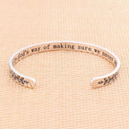 M MOOHAM Sister Gifts from Sister Bracelets Gifts - Sisters Birthday Christmas Jewelry Gifts from Sister Stainless Steel Cuff Ba