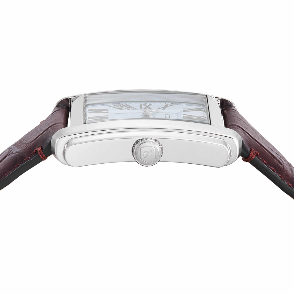 Fossil Men's Carraway Three-Hand Brown Croco Leather Watch