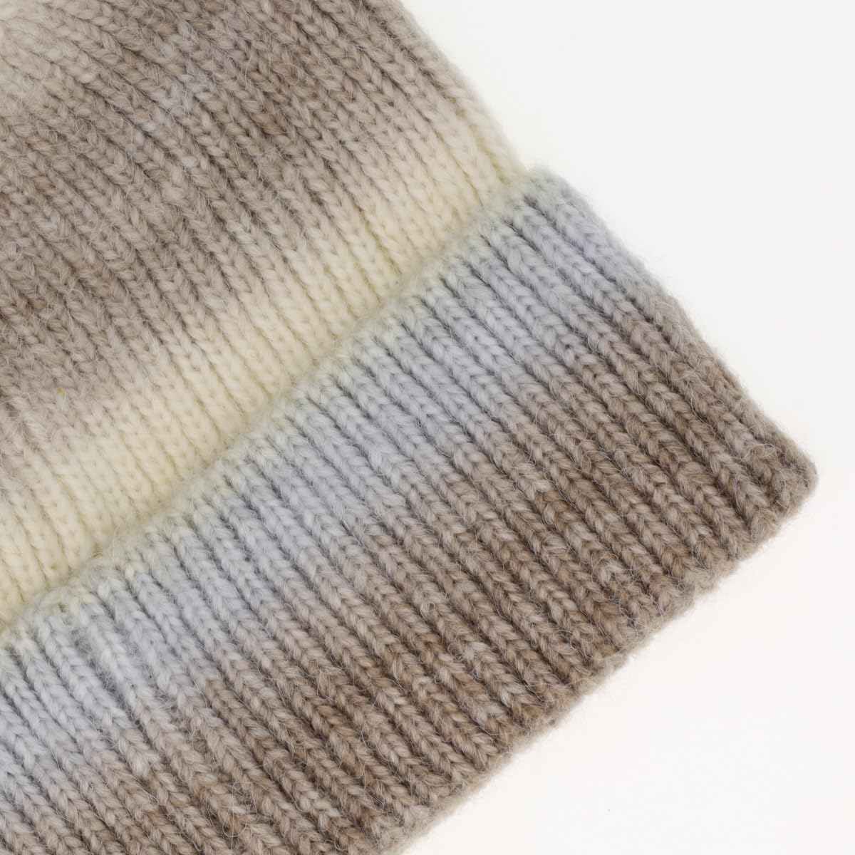 Ladies Knit Yellow Gradient Hat