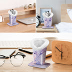 Fintie Plush Lined Eyeglasses Holder, Glasses Stand Case, Anti-scratch Glasses Storage Organizer for Desk, Nightstand, Office, L