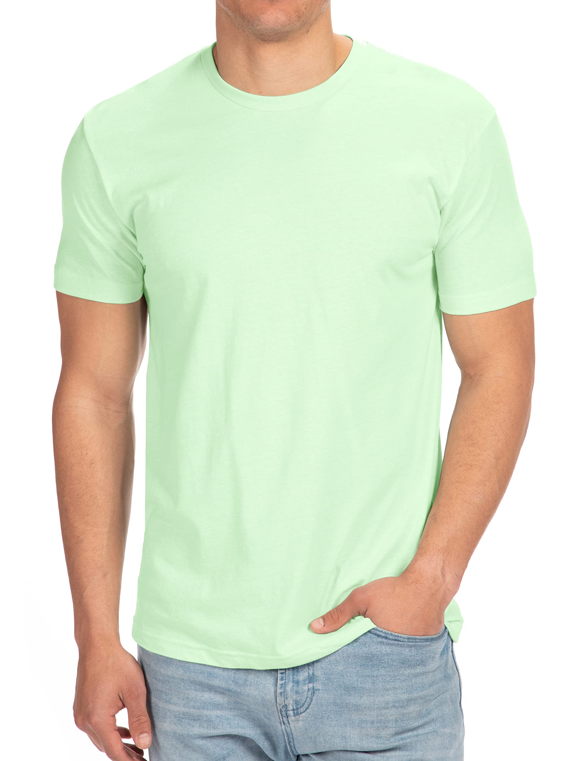 Unisex cVc crewneck T-Shirt - WHITE - 5XL(D0102HI9JKW)