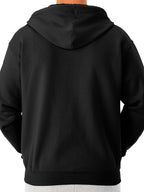 Jerzees -Men's NuBlend -Fleece -Sweatshirts & -Hoodies, Full Zip-Black, Medium