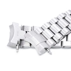 MiLTAT 20mm Endmill Watch Band compatible with Seiko Sumo SBDC001 SBDC003 SBDC031 SBDC081