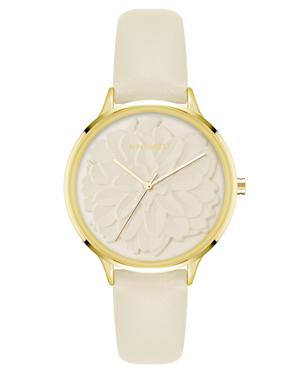Nine West Women's Floral Dial Strap Watch, NW/2920