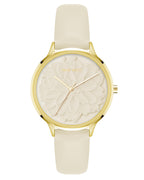 Nine West Women's Floral Dial Strap Watch, NW/2920