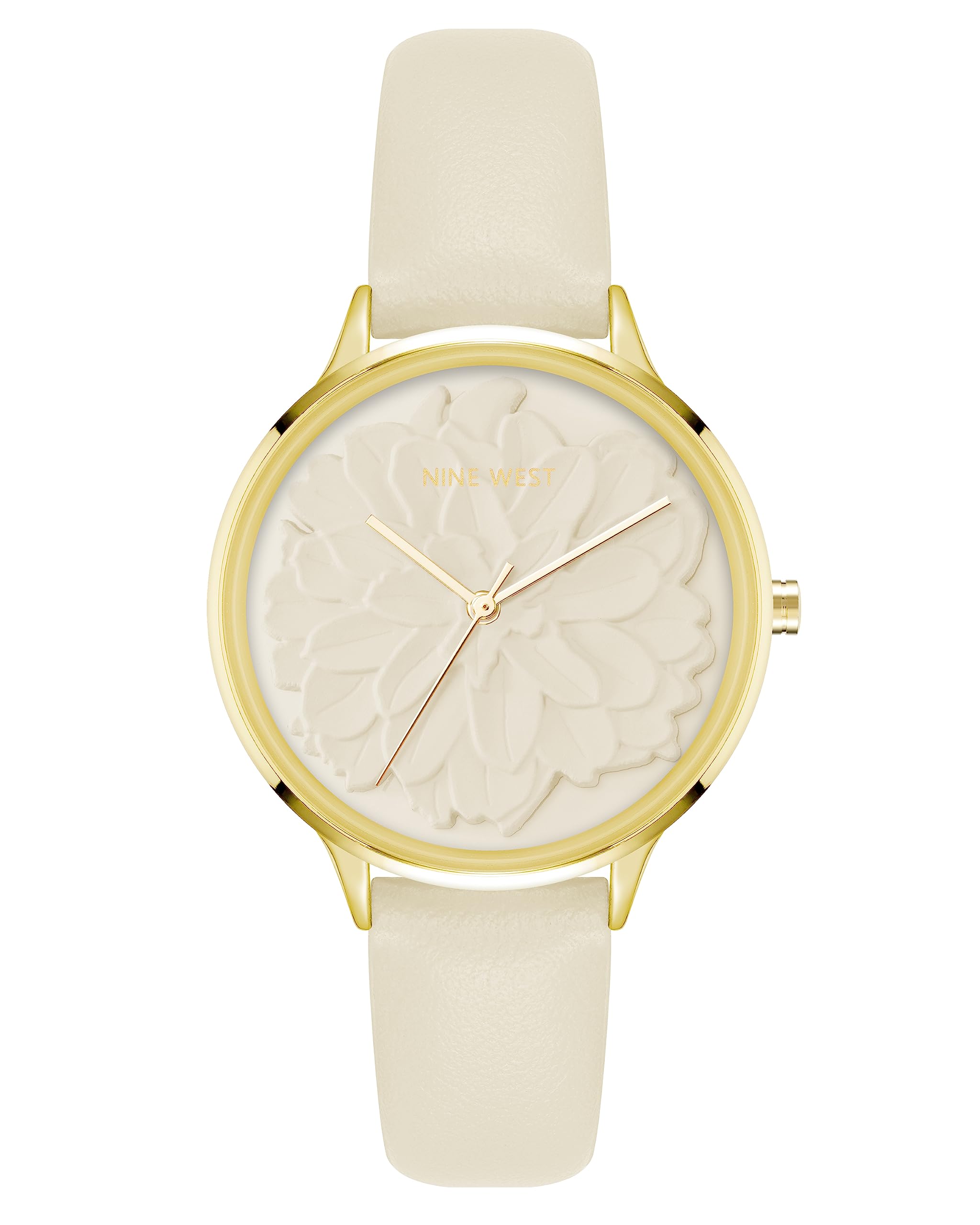 Nine West Women's Floral Dial Strap Watch, NW/2920