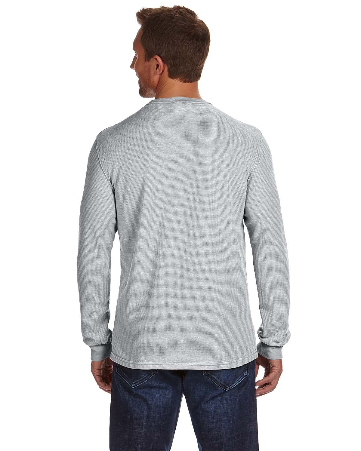 Mens Vintage Zen Thermal Long-Sleeve T-Shirt - cEMENT - S(D0102H7WHXX)