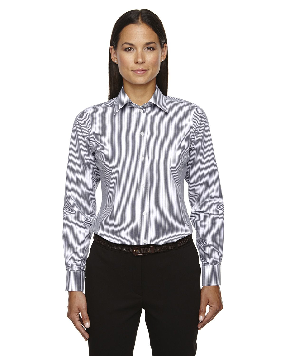 Ladies crown Woven collectionBanker Stripe - DILL - S(D0102H7Y75P)