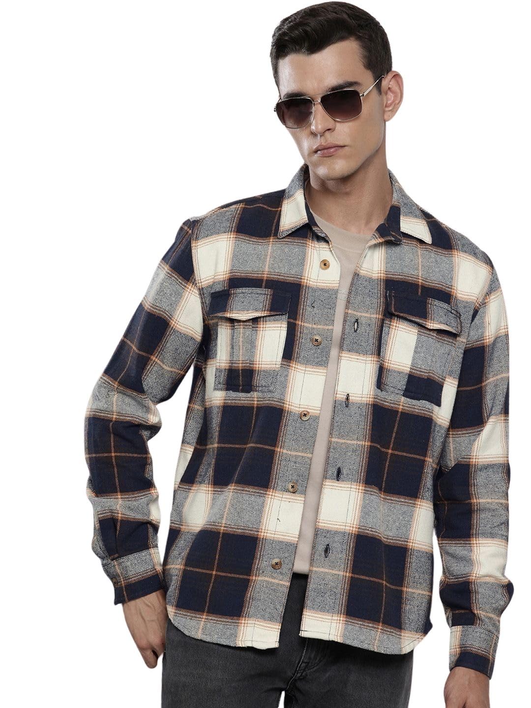 The Indian Garage Co Mens Regular Fit Shirt