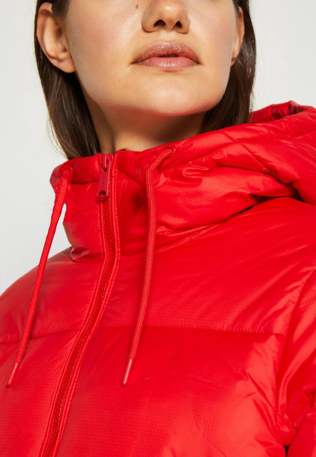 Kotty Women Full Sleeve Solid Hooded Puffer Jacket