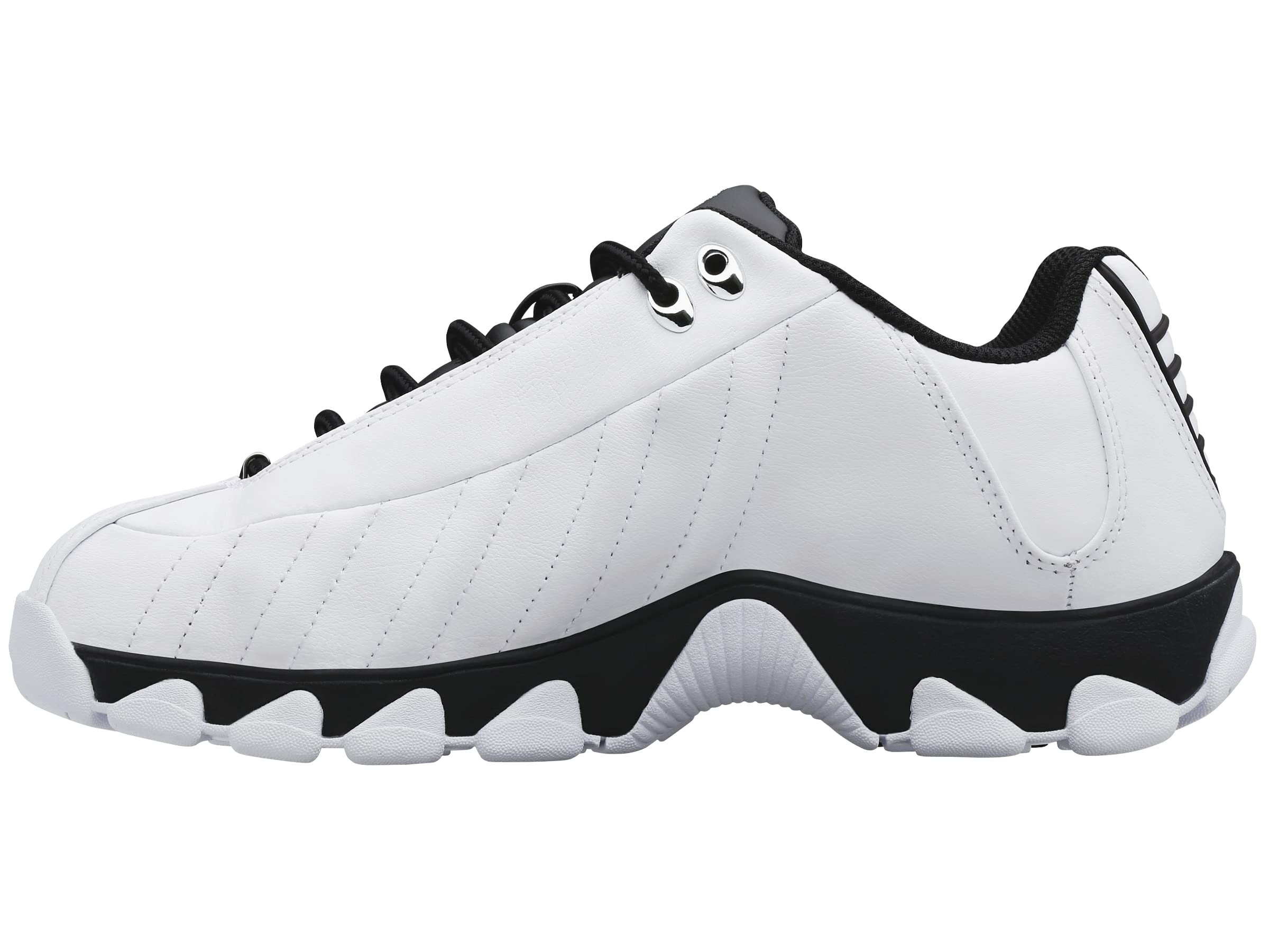 K-Swiss Men's ST329 CMF Sneaker, White/Black, 10.5 XW