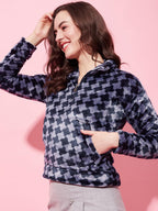 Modeve Full Sleeve Women Sweatshirt For Winter- Navyii Winter Wear Ii Hoodie