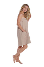 Turquaz Lightweight Knee Length Waffle Robes For Women Spa Bath Waffle