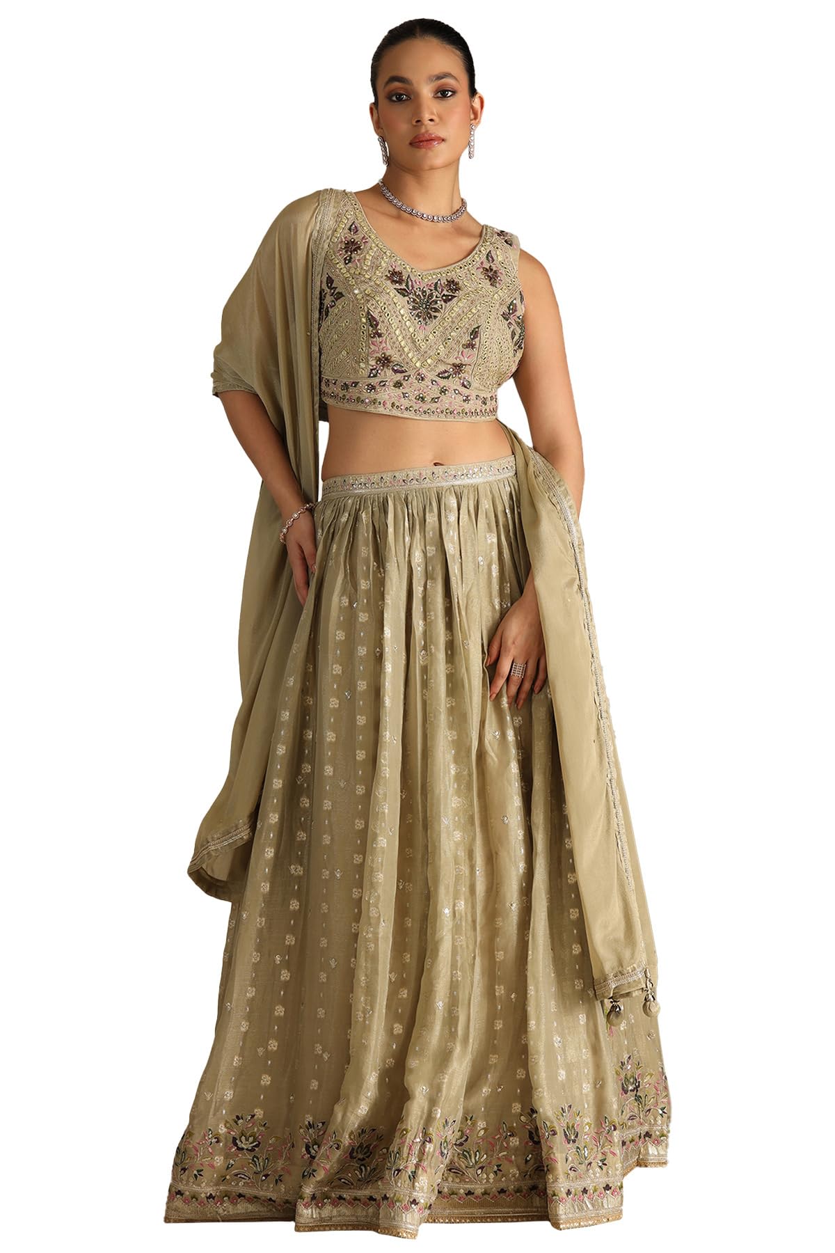 Soch Women Viscose Blend Embroidered Ethnic Wear