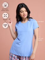 Nykd WomenS Ultra Soft All Occasions Everyday Cotton T- Shirt/Tee Essential | Relaxed Fit | Cotton | Crew Neck - T-Shirts & Tan