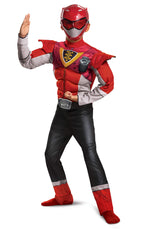 Disguise DG104799G Boys Red Ranger Power Up Mode Muscle Child Costume - Large 10-12