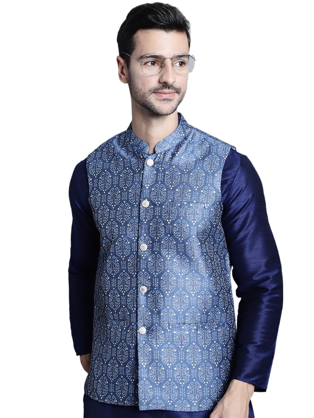Jompers Mens Printed Waistcoat