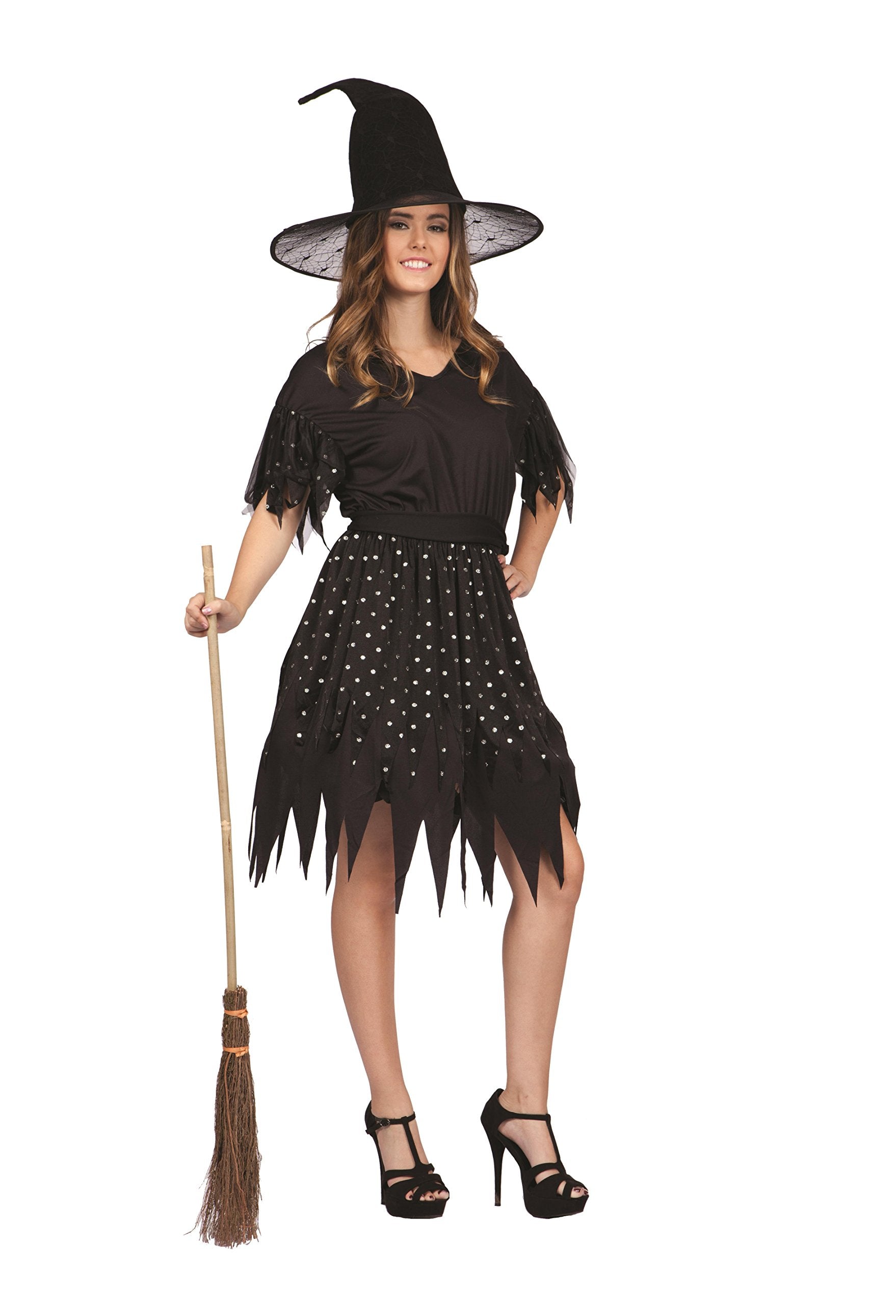 Women's Gothic Witch: Black OS