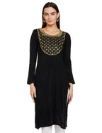 Black Winter Kurta