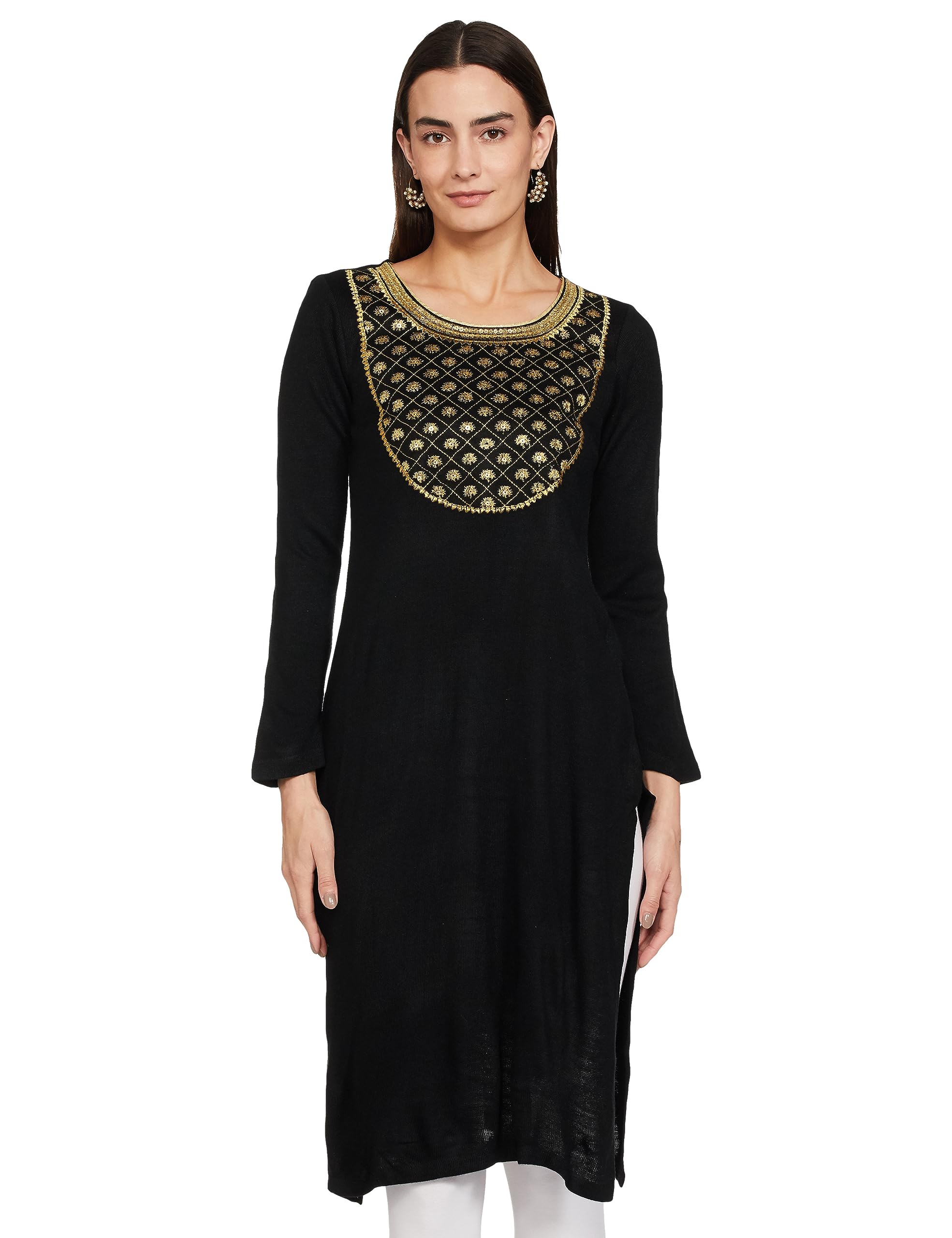Black Winter Kurta