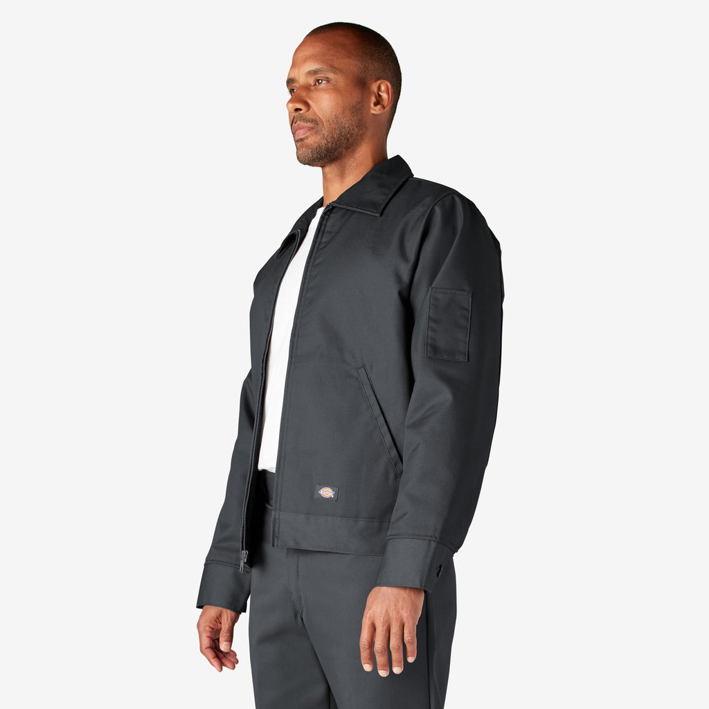 Dickies Mens Insulated Eisenhower Front-Zip Jacket,charcoal,SmallRegular,charcoal,SmallRegular