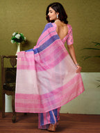 Satrani WomenS Chanderi Cotton Printed Ready To Wear One Minute Pre Pleated Readymade Saree With Unstitched Blouse Piece (32Rs2