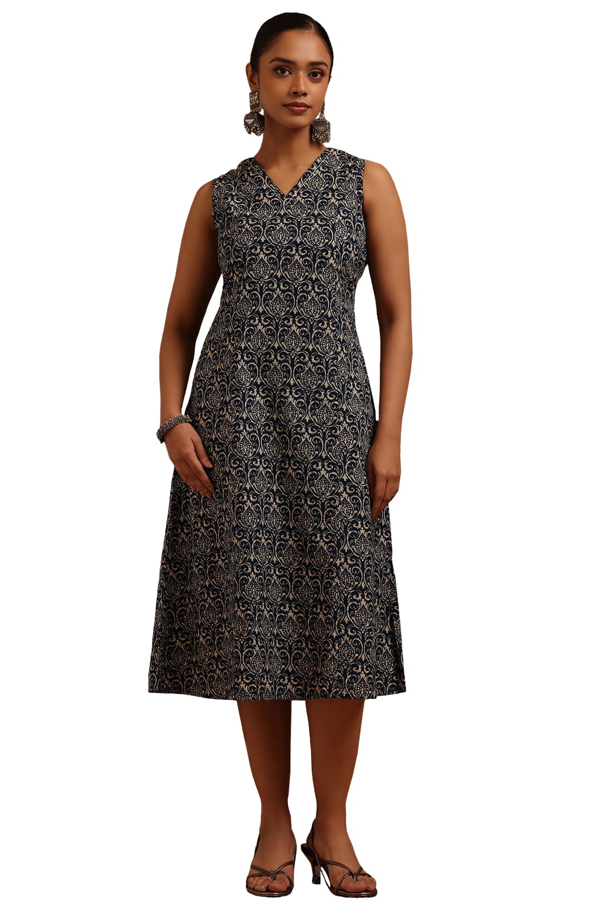 Soch Women Cotton Ethnic Motifs Printed Dress