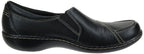 Clarks Women's Ashland Lane Q Slip-On Loafer, Black, 12 M US