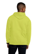 Fruit of the Loom Eversoft Fleece Hoodies, Moisture Wicking & Breathable, Hooded Sweatshirt, Safety Green Pullover, Medium