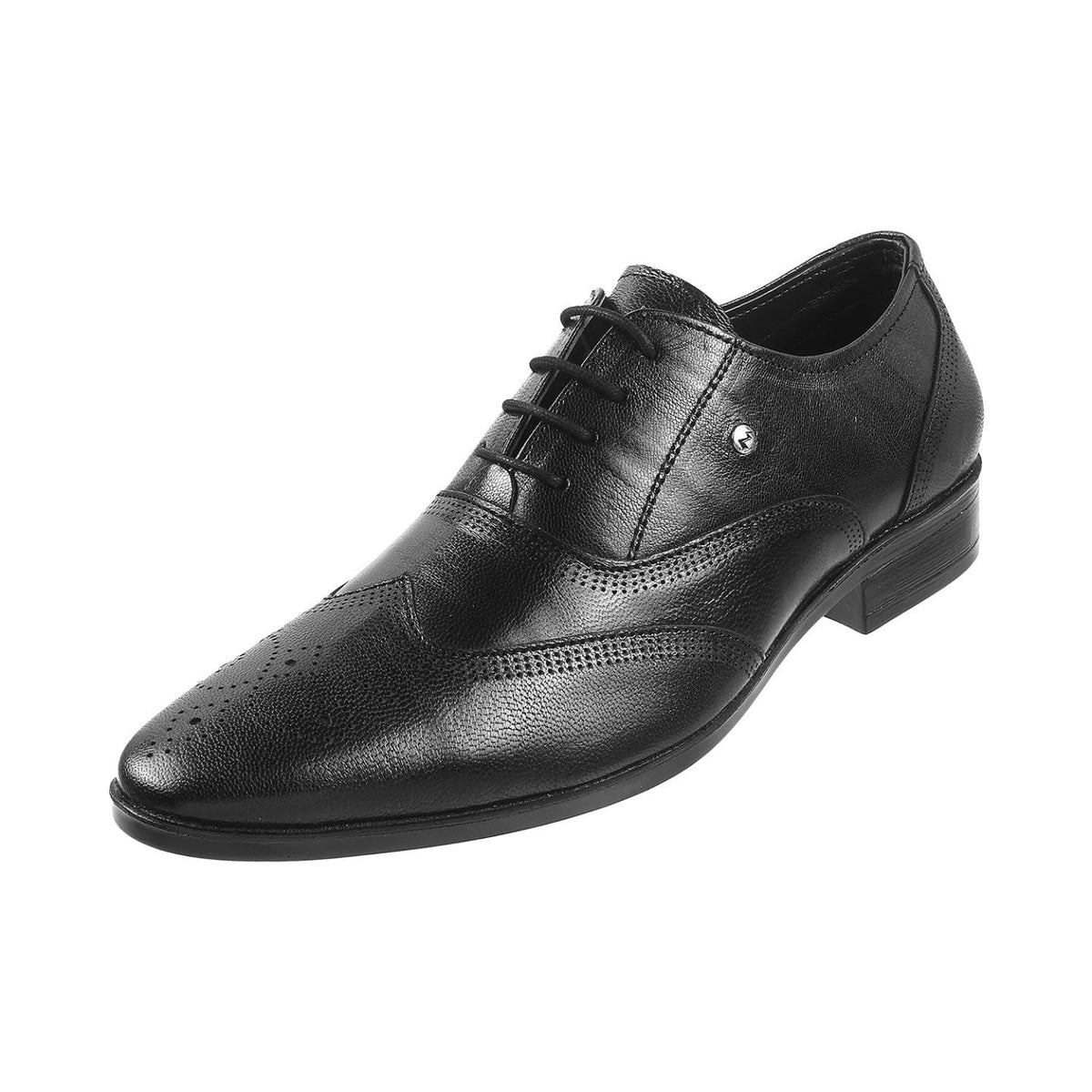 Metro Men Black Leather Brogue/Formal Shoes UK/8 EU/42 (19265) 8-42