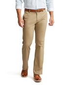 Dockers Men's Straight Fit Signature Lux Cotton Stretch Pant, New British Khaki, 32W x 30L