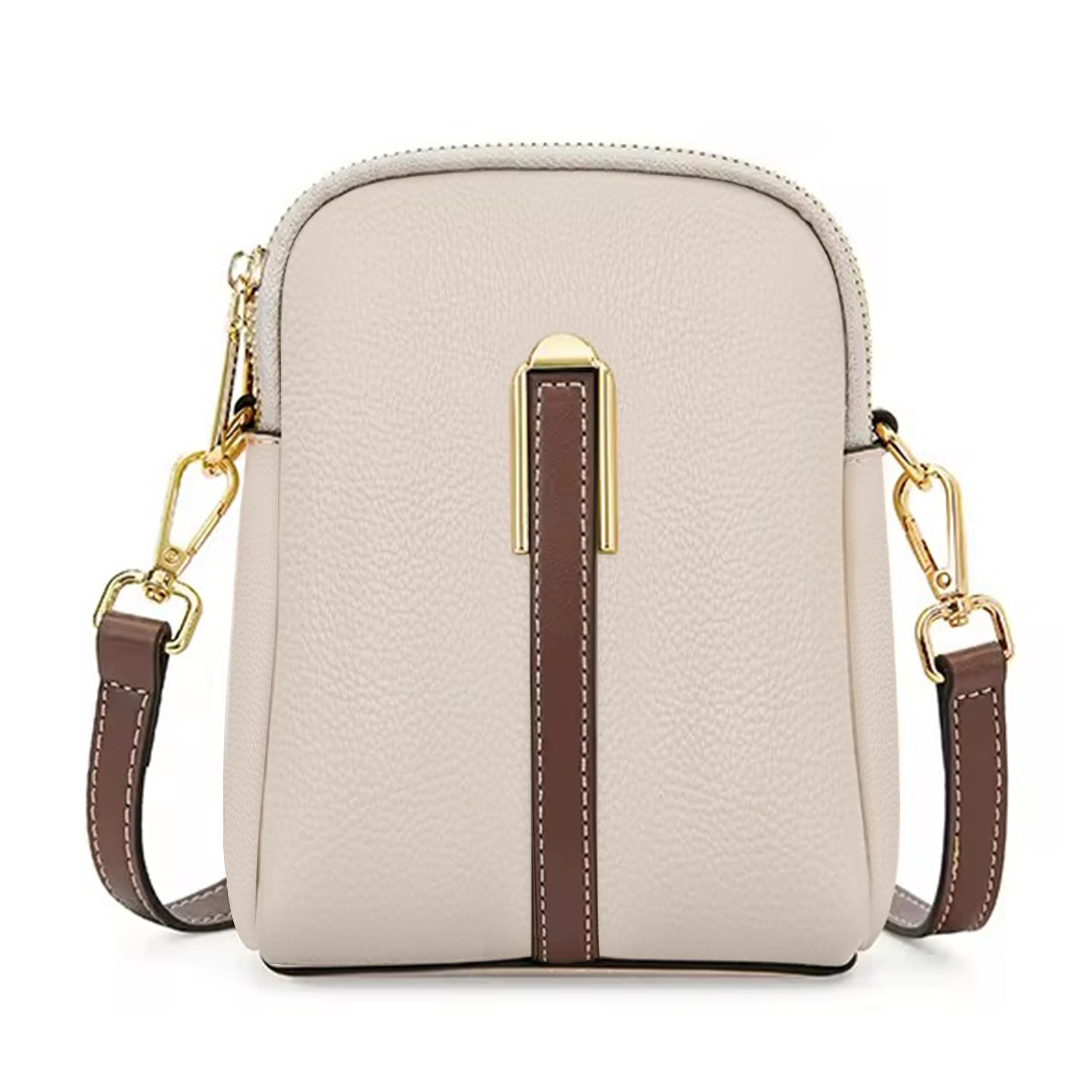ADISA Womens Girls Grains Cross Body Sling Bag (SL5133-BEI)