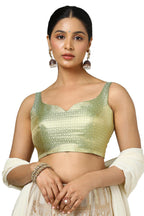 Soch Women Tussar Sleeveless Regular Fit Blouse