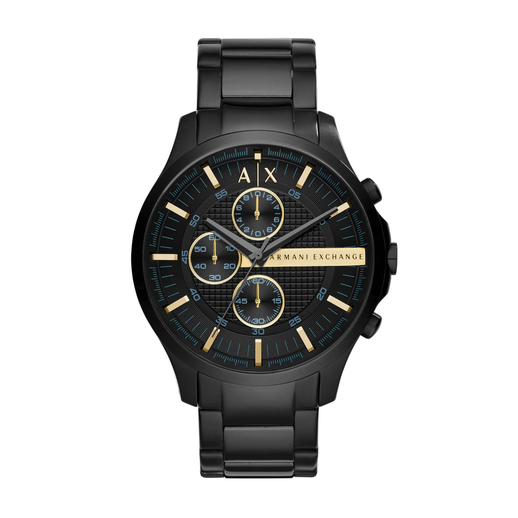 A|X ARMANI EXCHANGE Men's Chronograph Black Stainless Steel Watch (Model: AX2164)