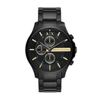 A|X ARMANI EXCHANGE Men's Chronograph Black Stainless Steel Watch (Model: AX2164)