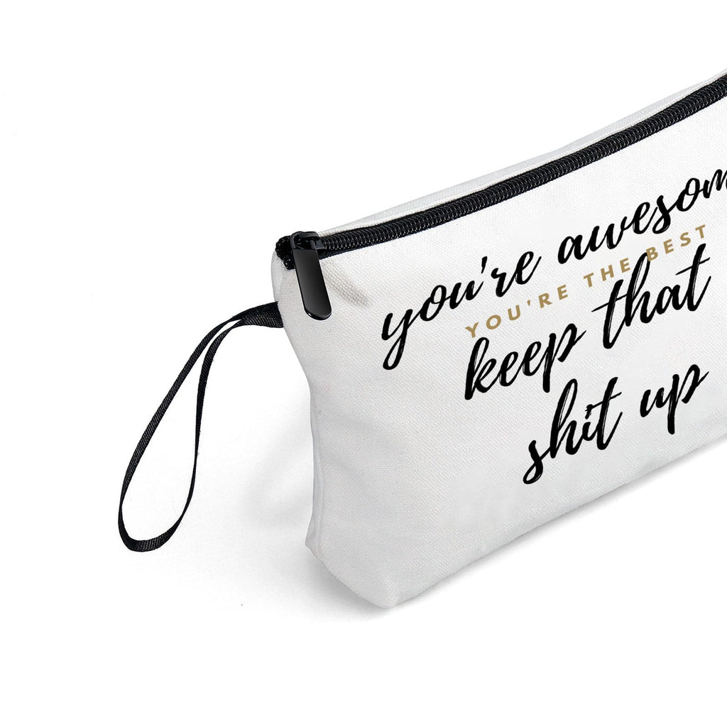 SEAMOON Special Gifts For Women,Canvas Zipper Pouch,Inspirational Gifts For Women Friends,Best Friends Birthday Gifts,Sister Bir