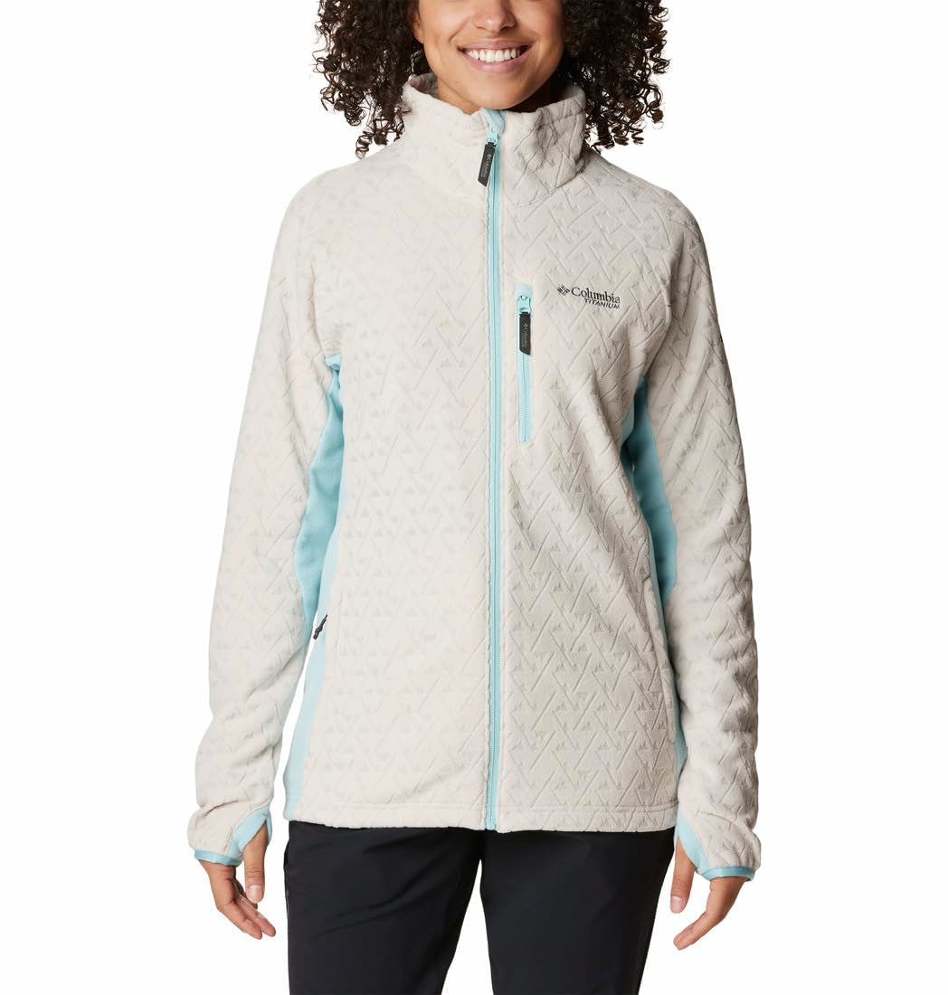 Columbia Womens Regular Jacket (AR4700_Dark Stone, Aqua Haze_XS) 18-24