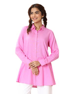 Libas WomenS Viscose Rayon Solid Straight Kurtis (98157_Pink_Xxl)
