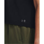 Under Armour Womens Motion Short Sleeve T Shirt, (001) Black / / Jet Gray, Medium