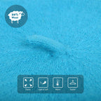 Parquet Solid Color French Wool Beret. Classic French, Casual and Chic Lightweight Turquoise